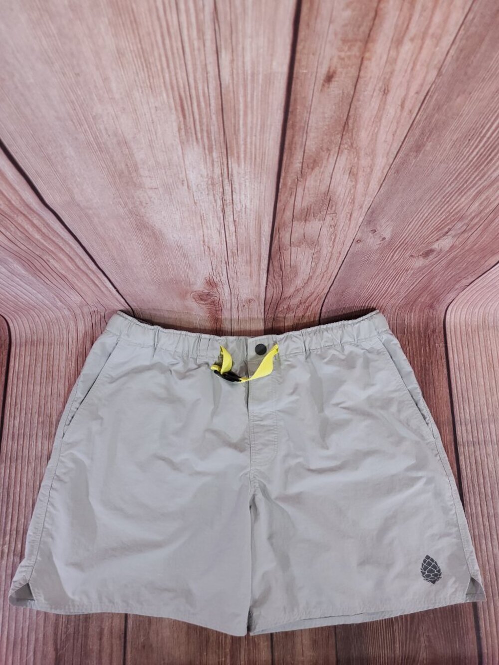 Stio Goodwin Shorts Mens Large Belted Ripstop Outdoor Hiking Climbing Gray